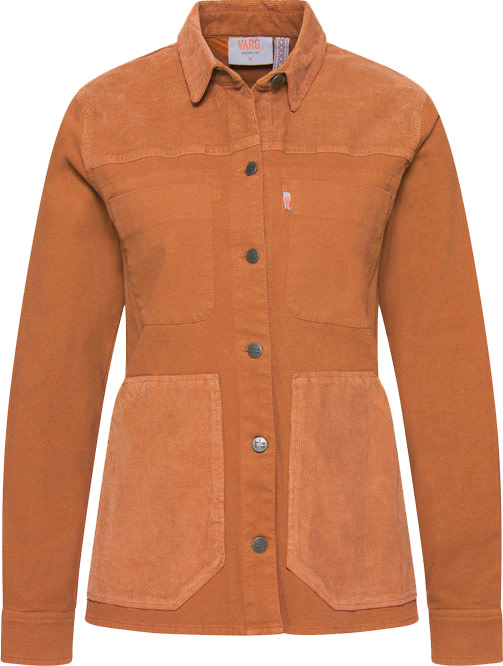 Varg Women’s Haga Shirt Jacket Rust Orange