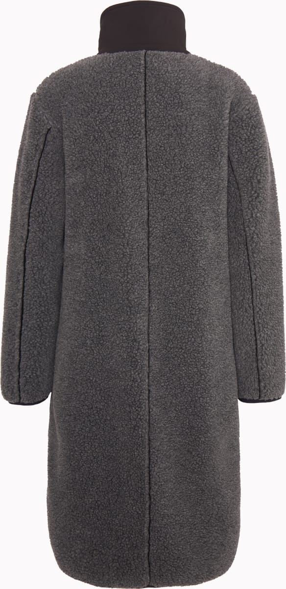 Women's Koster Long Wool Coat Black Varg