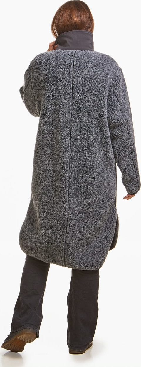 Women's Koster Long Wool Coat Black Varg