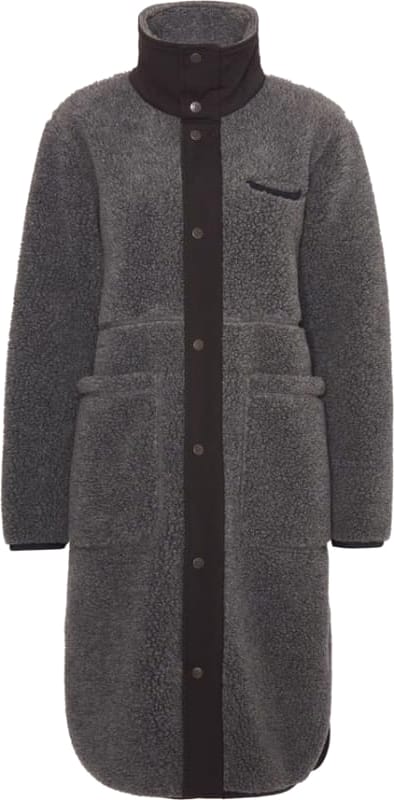 Varg Women's Koster Long Wool Coat Black Varg