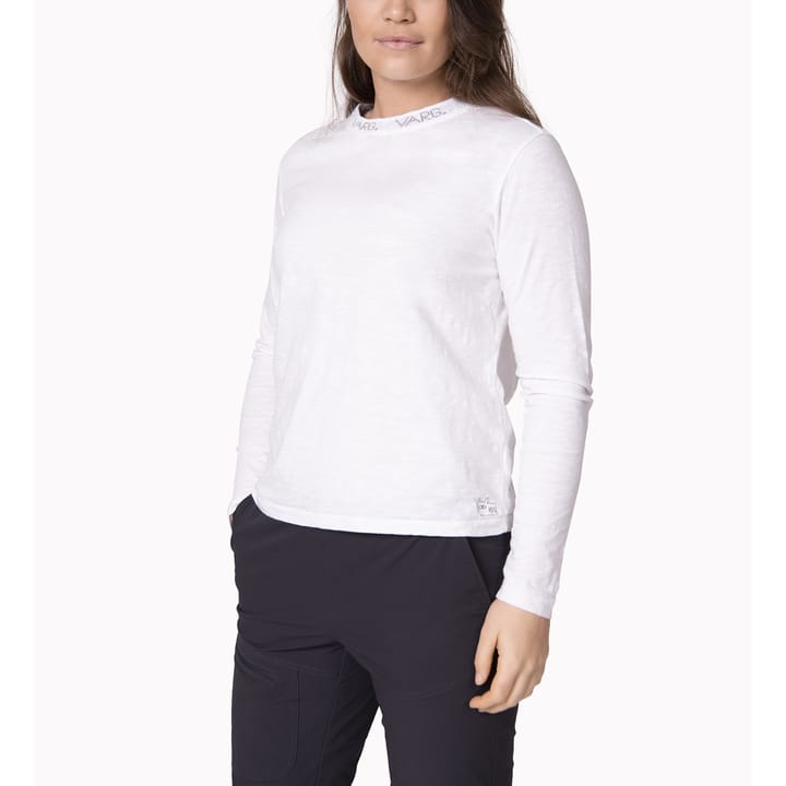 Varg Women's Skrea Long Sleeve Tee White Varg Varg Women's Skrea Long Sleeve Tee White Varg