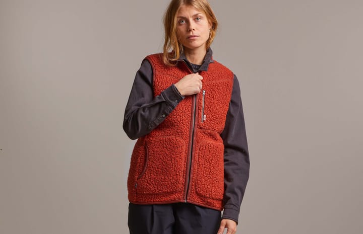 Varg Women's Vargön Wool Vest Retro Orange Varg