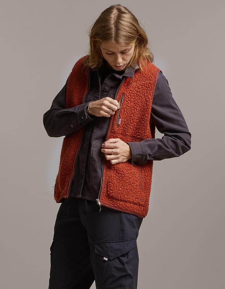 Varg Women's Vargön Wool Vest Retro Orange Varg
