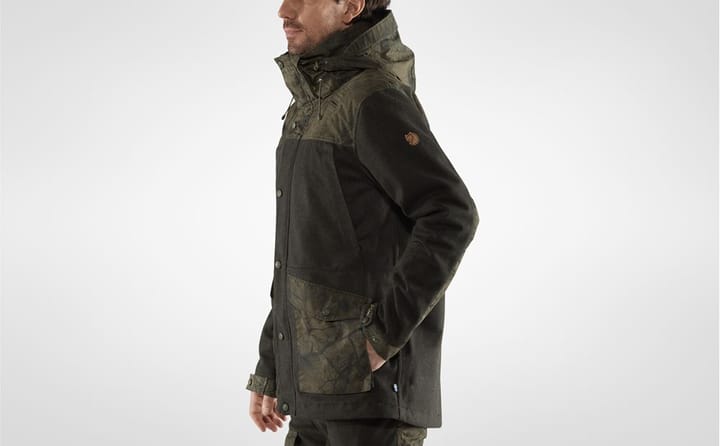 Fjällräven Värmland Wool Jacket M Dark Olive-Dark Olive Camo Fjällräven