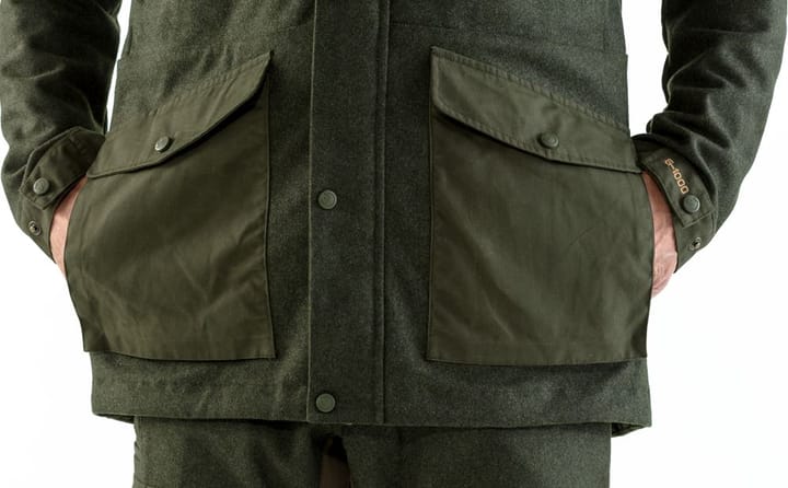 Fjällräven Värmland Wool Jacket M Dark Olive-Dark Olive Camo Fjällräven