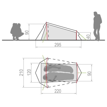 Arco 1-2p Buckeye VAUDE