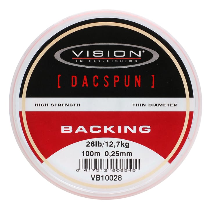 Vision Vision Dacspun Backing 100m/28lbs Fl.Orange/White - 0,25mm Vision Vision Vision Dacspun Backing 100m/28lbs Fl.Orange/White - 0,25mm Vision