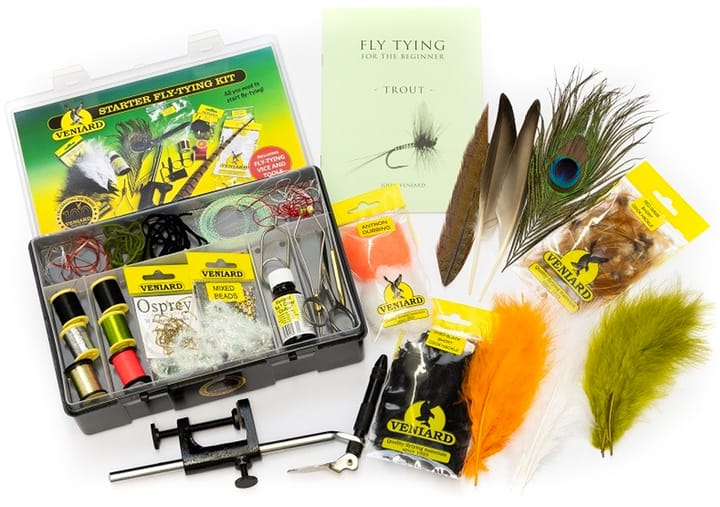 Veniard Starter Fly Tying Kit Fluebindesett Med Alt Det Nødvendige Veniard Veniard Starter Fly Tying Kit Fluebindesett Med Alt Det Nødvendige Veniard