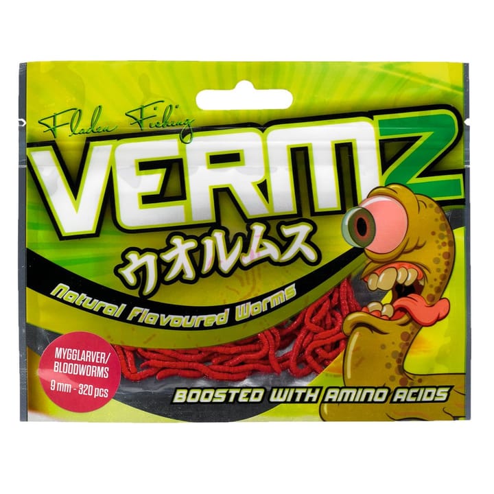 Fladen Fladen Vermz Bloodworm 9mm 320-Pk Fladen Fladen Fladen Vermz Bloodworm 9mm 320-Pk Fladen