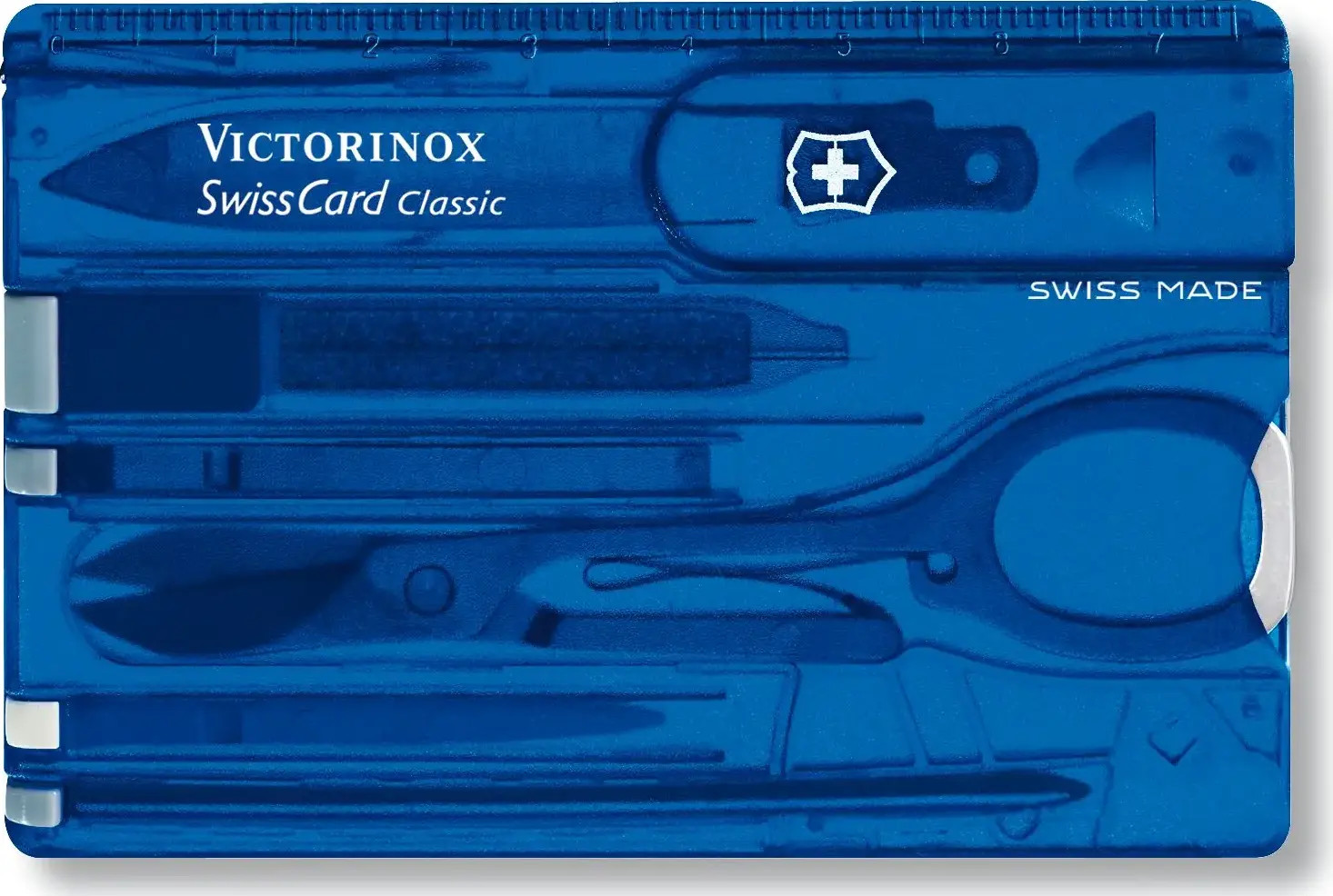Victorinox Swiss Card Classic Blå Transparent