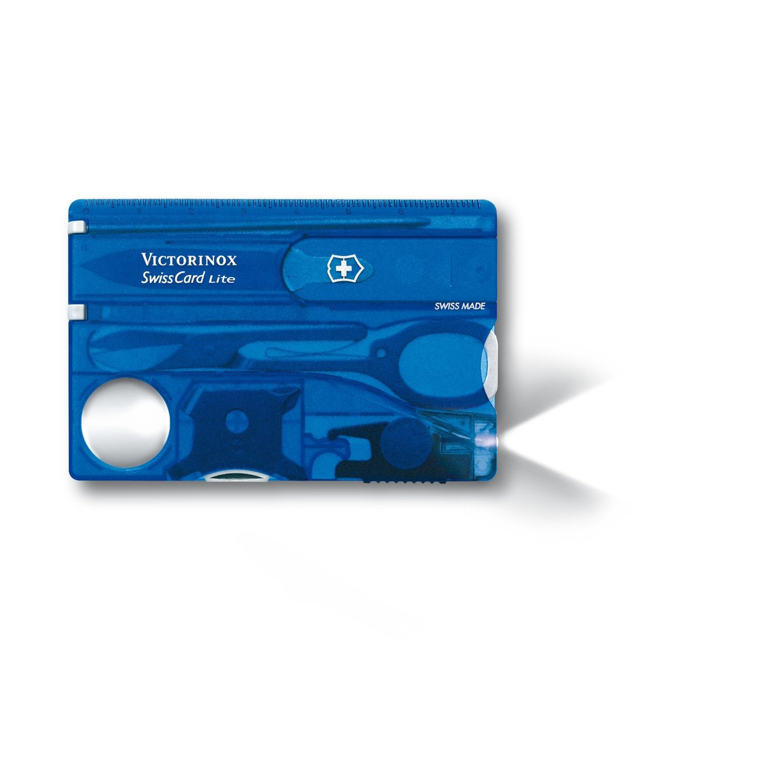 Victorinox SwissCard Lite Blue Transparent