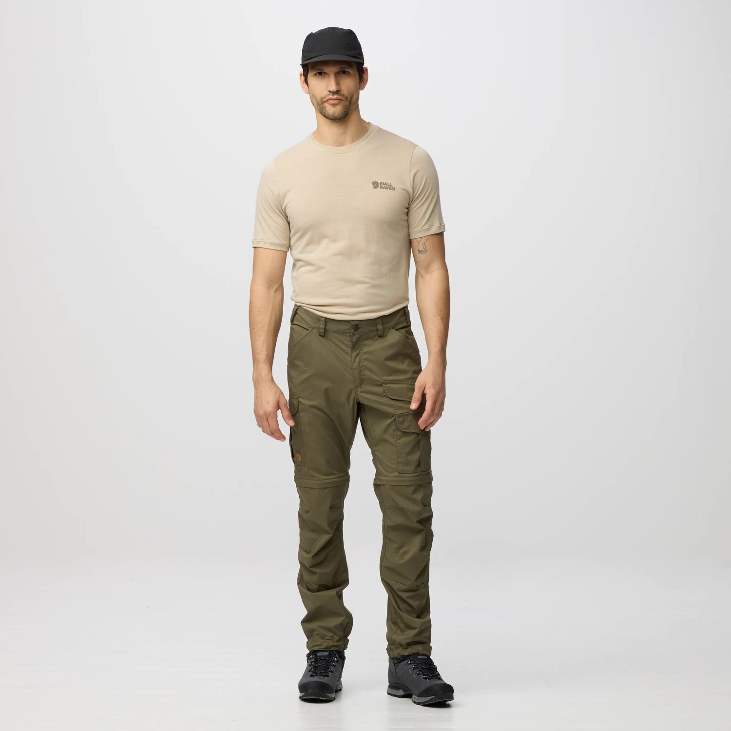 Fjällräven Herre Vidda Pro Lite Zip-Off Bukser Laurel Green