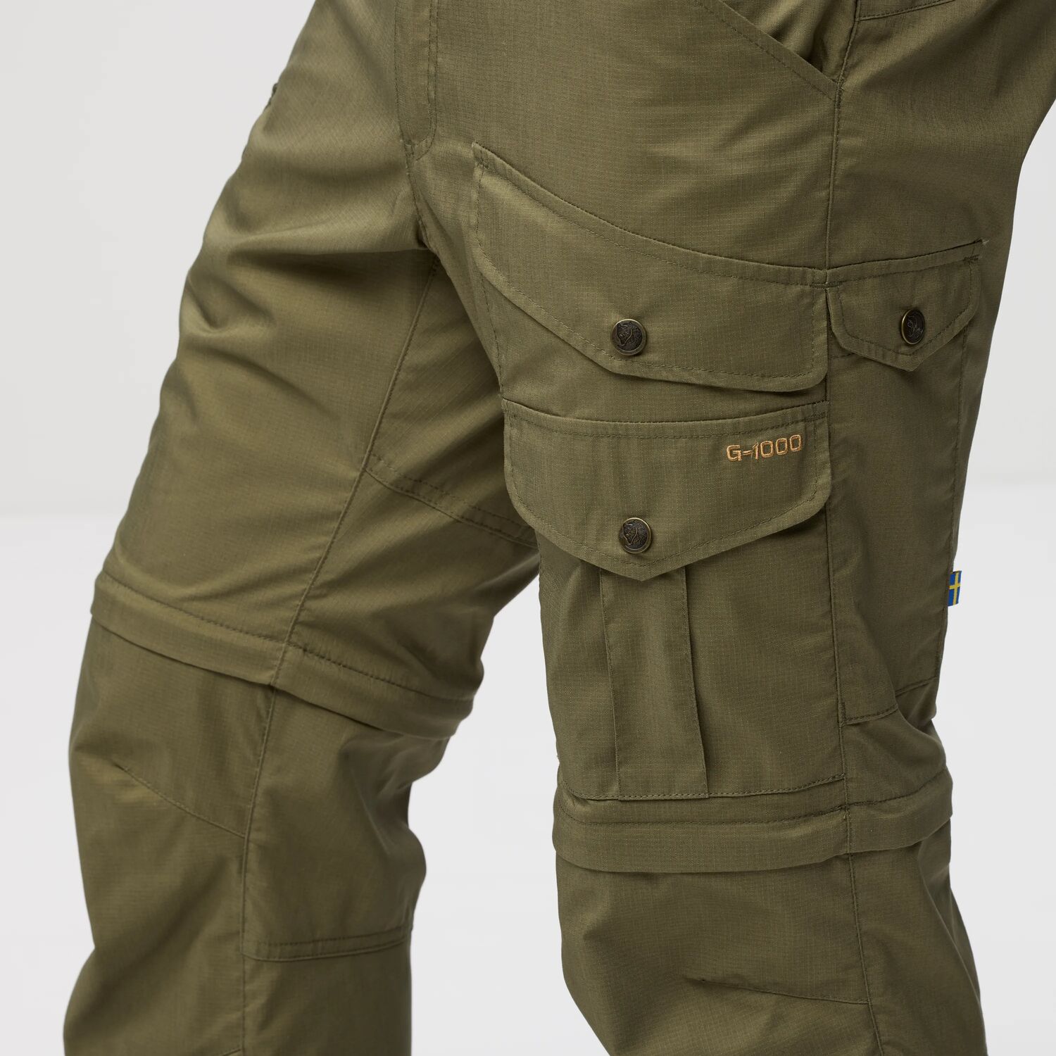 Fjällräven Herre Vidda Pro Lite Zip-Off Bukser Laurel Green
