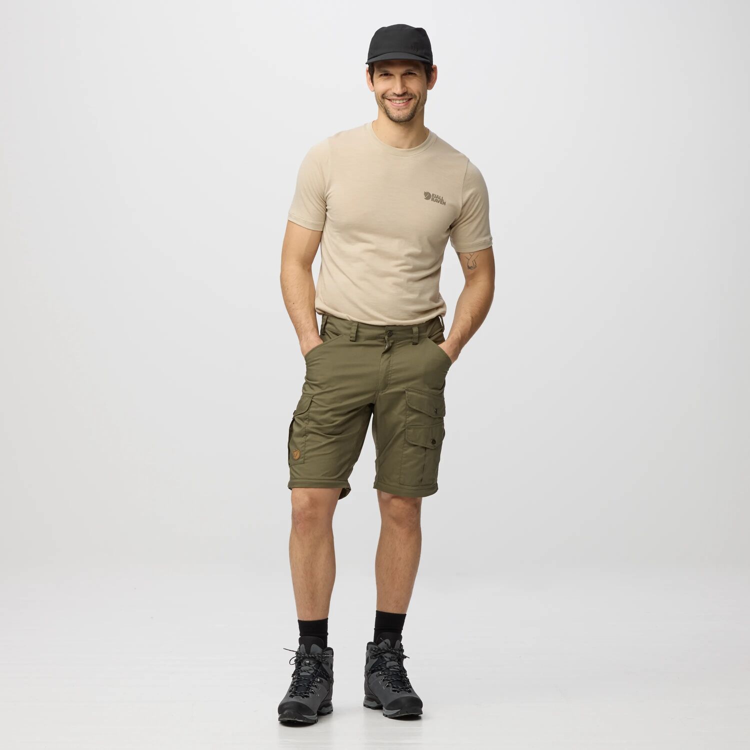 Fjällräven Herre Vidda Pro Lite Zip-Off Bukser Laurel Green