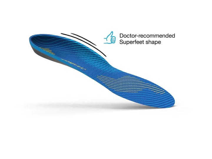 Superfeet Active Support Medium Arch Blå Superfeet