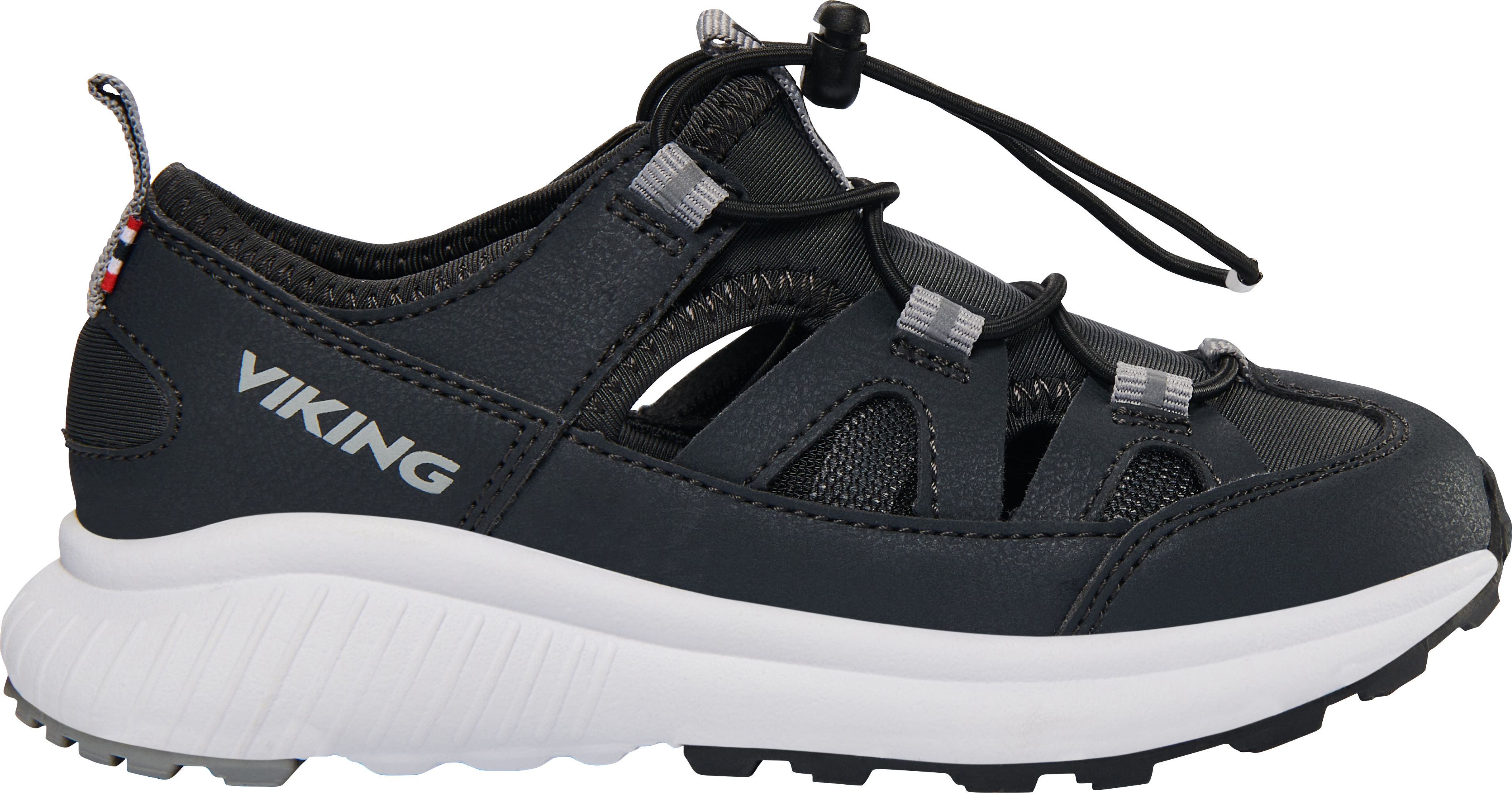 Viking Footwear Viking Kids' Aery Sandal Speedlace Black/Grey Sneakers 22