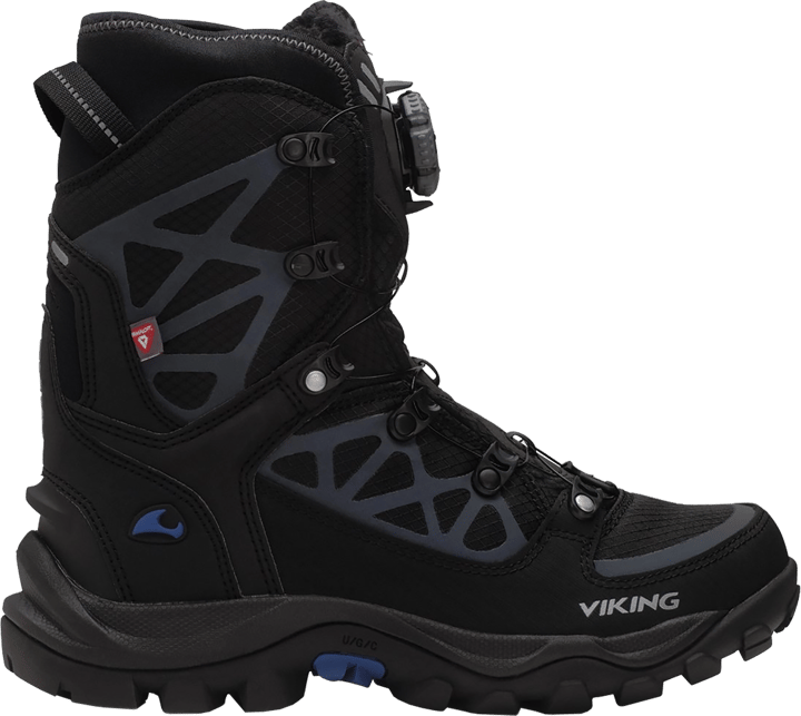 Viking Footwear Unisex Constrictor III High Waterproof Boa Black/Silver Viking Footwear Viking Footwear Unisex Constrictor III High Waterproof Boa Black/Silver Viking Footwear