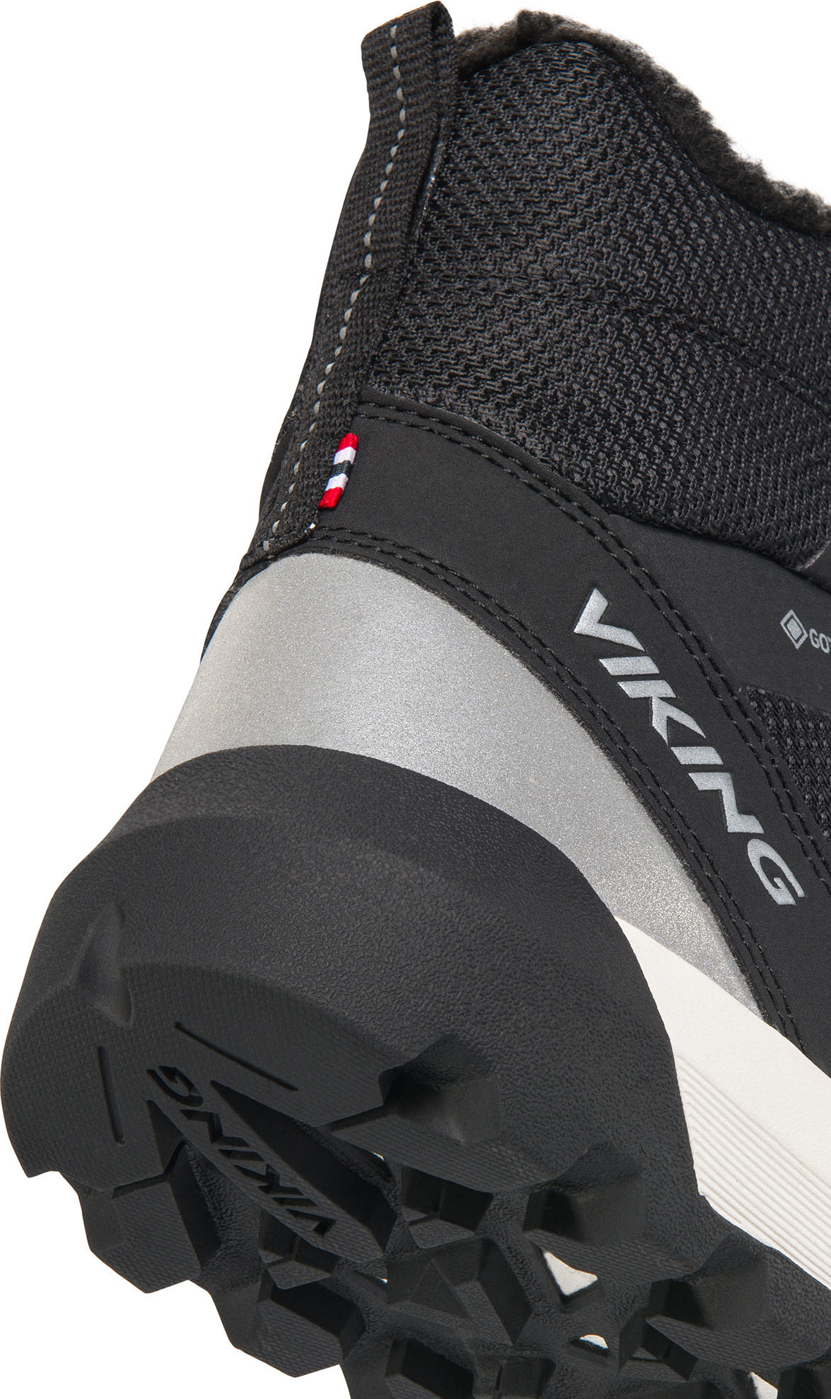 Viking Expower GTX 2V Stivali Bambino: Impermeabili GORE-TEX Con Rifrangenti (Nero, 35 EU)