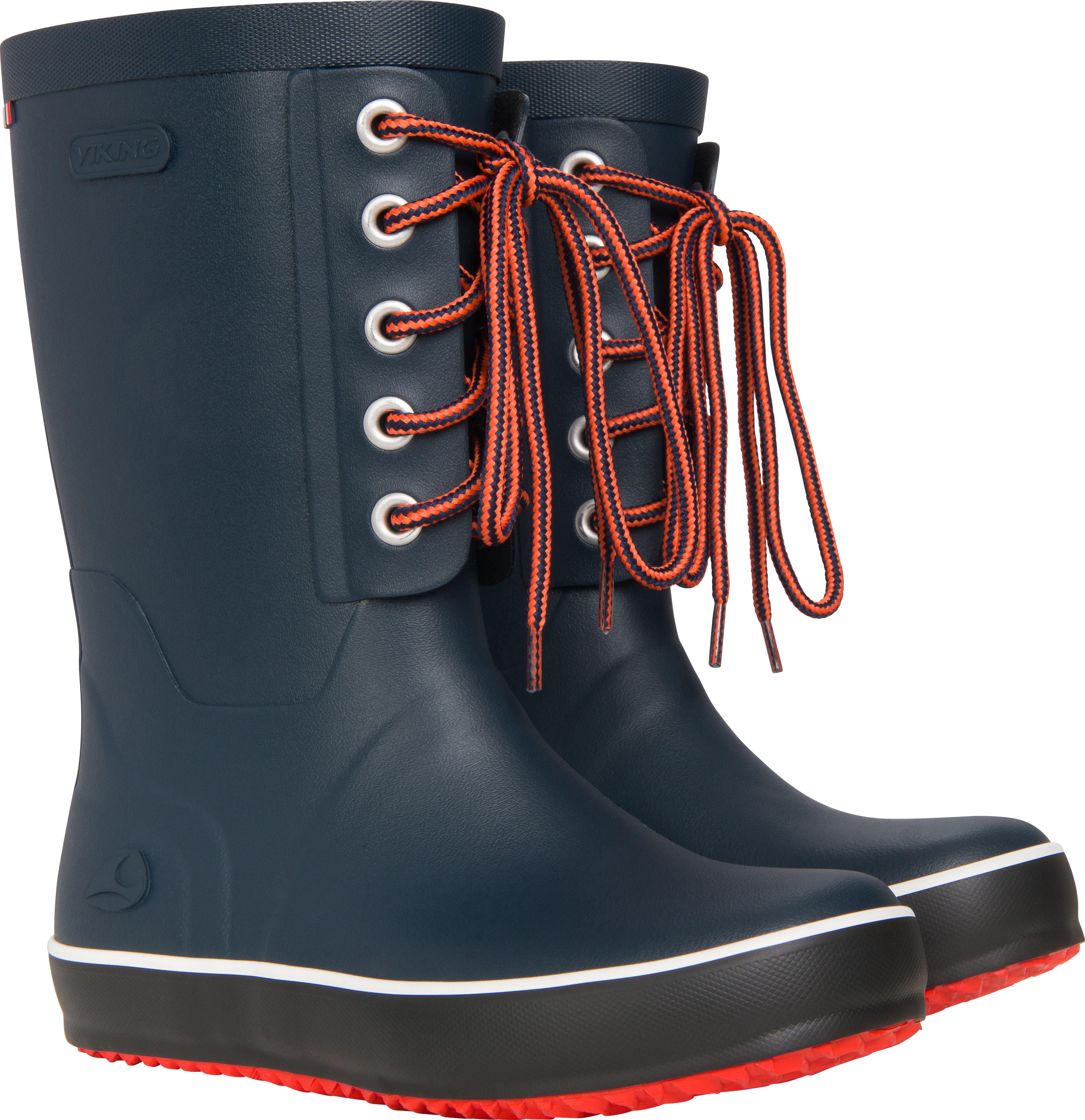 Viking Kids' Retro Logg Navy/Red