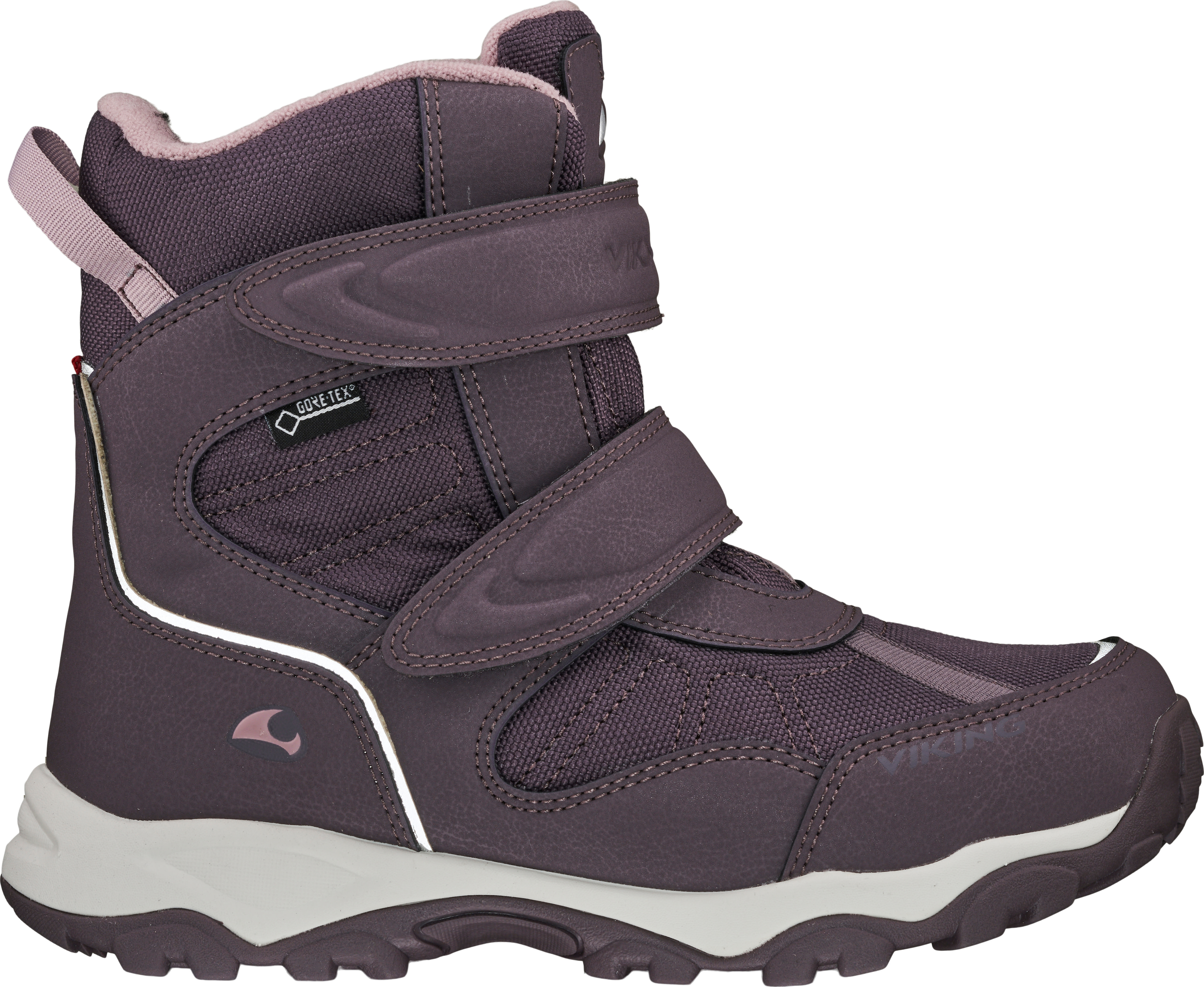Viking Footwear Juniors’ Beito GORE-TEX Plum/Dusty Pink