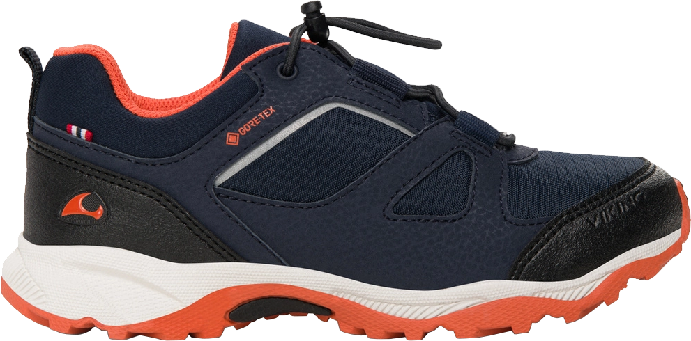 Viking Footwear Juniors’ Nator GORE-TEX Navy/Orange