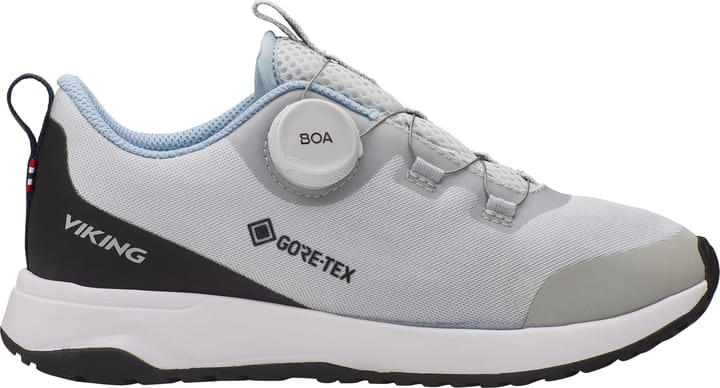 Viking Footwear Kids' Elevate Low F Gore-Tex Boa Light Grey Viking Footwear