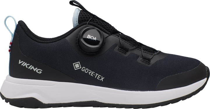 Viking Footwear Kids' Elevate Low F Gore-Tex Boa Black/Ice Blue Viking Footwear