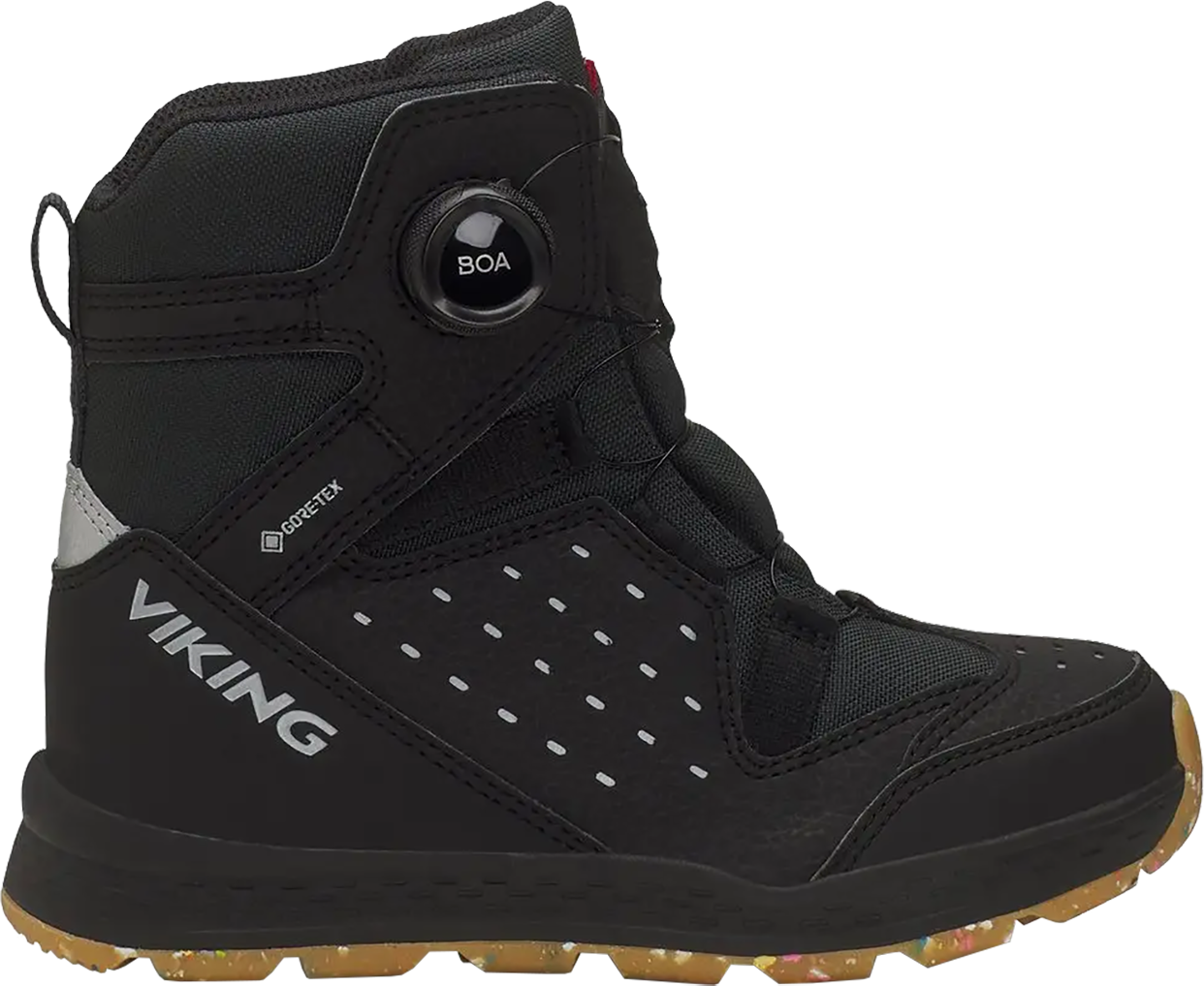 Viking Footwear Kids’ Espo Reflex Warm GORE-TEX BOA Black