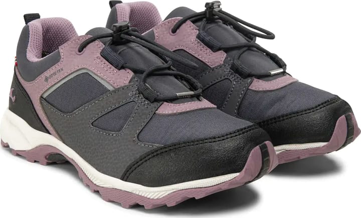 Kids' Nator Low Gore-Tex Boa Charcoal/Dusty Pink Viking Footwear