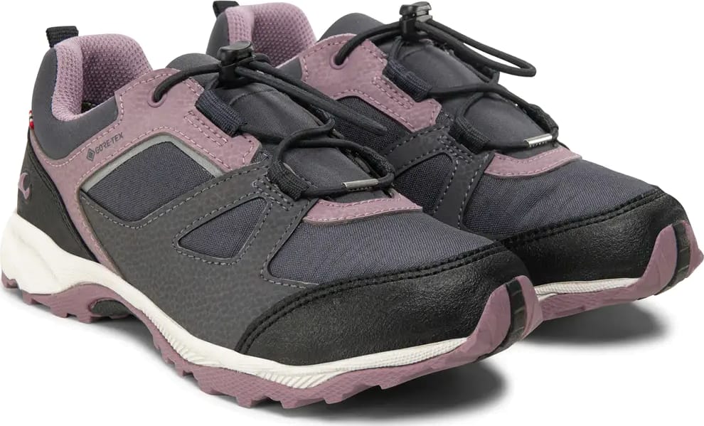 Viking Footwear Kids' Nator Low Gore-Tex Boa Charcoal/Dusty Pink