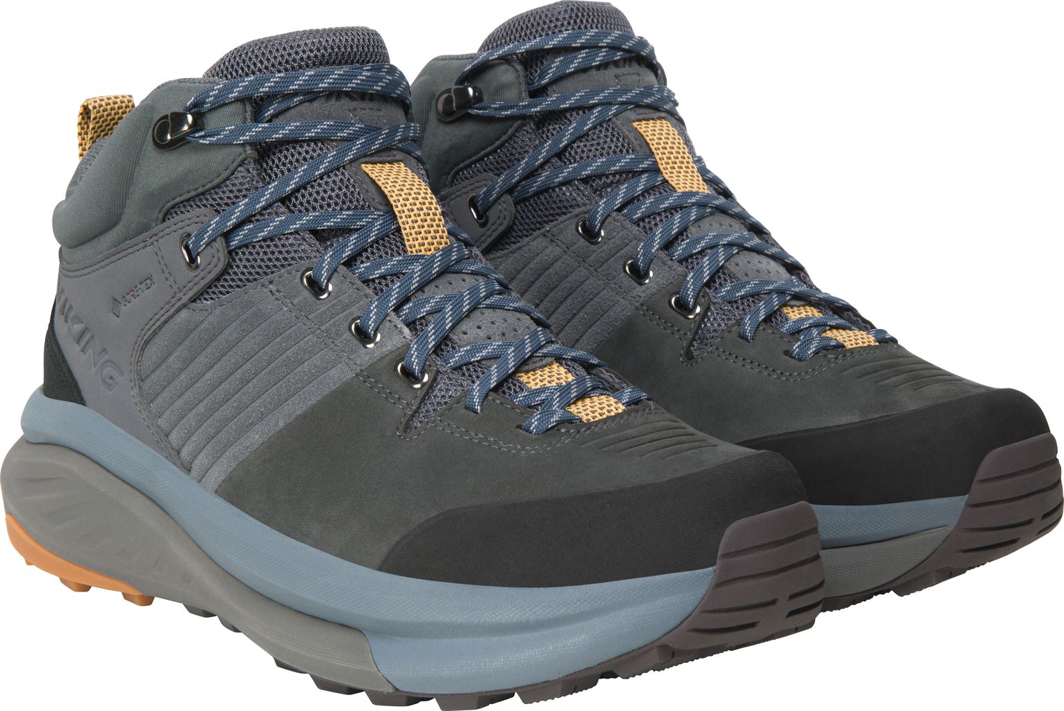 Viking Footwear Men's Cerra Hike Mid Gore-Tex Grey/Denim