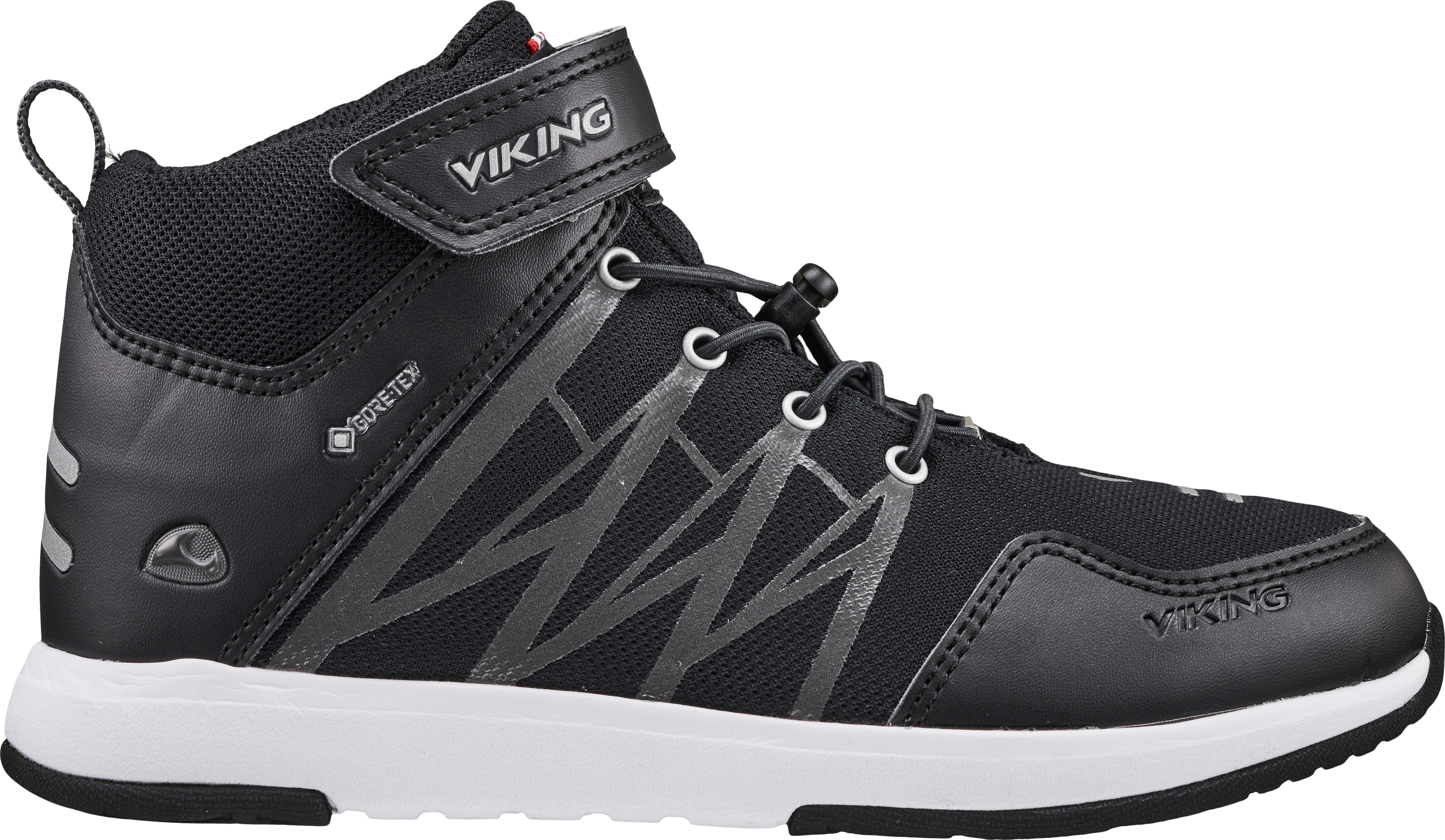 Viking Footwear Kids’ Oppsal Mid GORE-TEX R Black/Charcoal