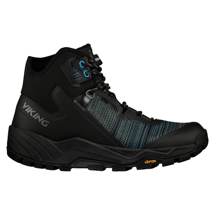 Viking Footwear Unisex Cerra Rolling Mid Gore-Tex Black/Aqua Viking Footwear