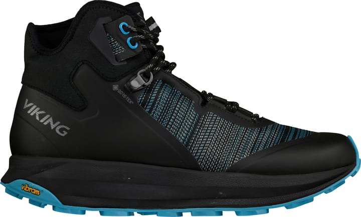 Viking Footwear Unisex Cerra Speed Mid GORE-TEX Black/Aqua Viking Footwear