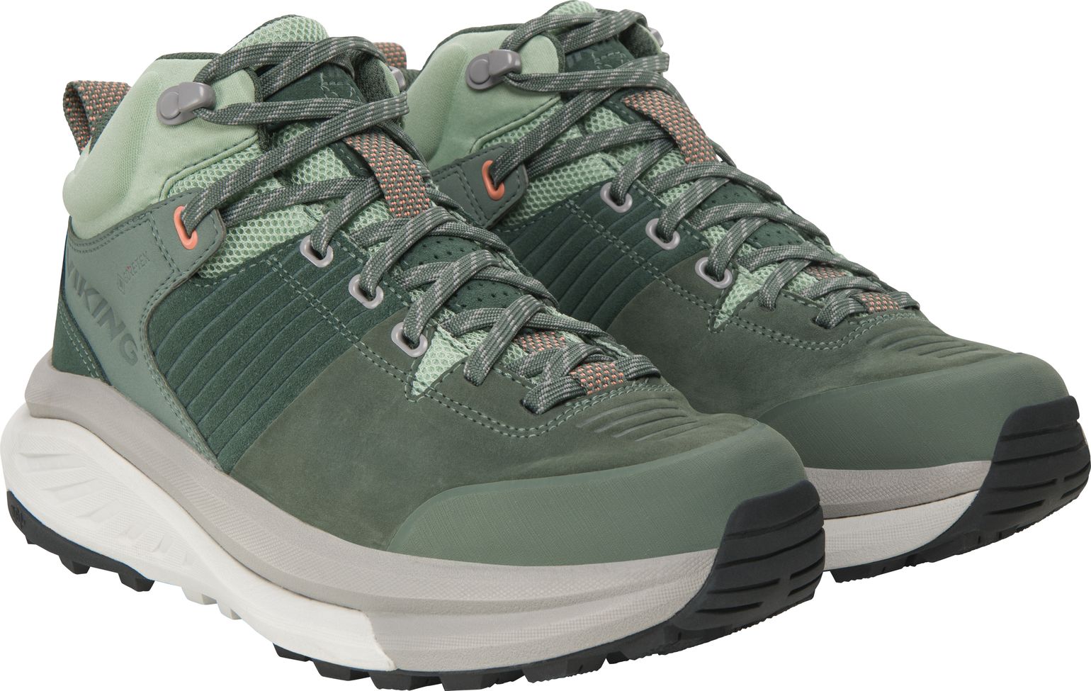 Viking Footwear Women's Cerra Hike Mid Gore-Tex Green/Light Grey