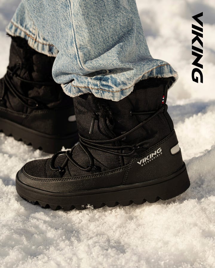 Viking Footwear Snowflake Warm Wp Sl Black Viking Footwear