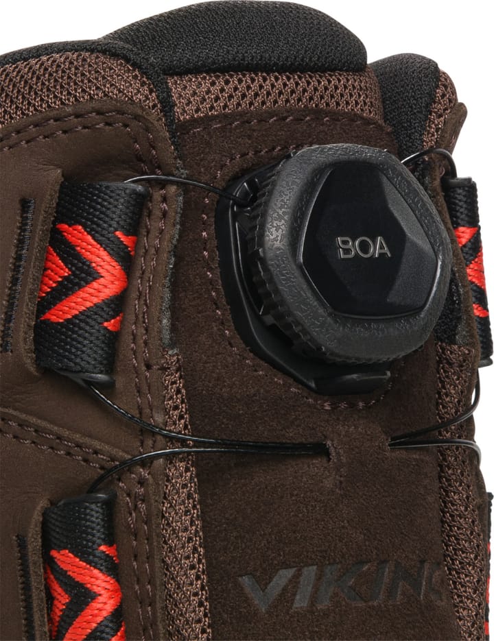 Viking Footwear Villrein High Gtx Boa Unisex Dark Brown/Red Viking Footwear