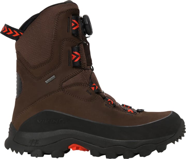 Viking Footwear Villrein High Gtx Boa Unisex Dark Brown/Red Viking Footwear