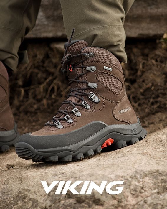 Viking Footwear Villrein High GTX M Dark Brown/Red Viking Footwear