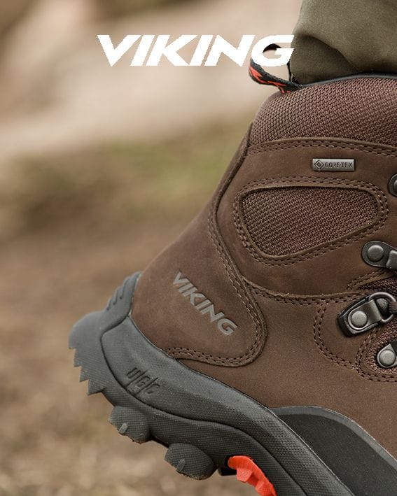 Viking Footwear Villrein High GTX M Dark Brown/Red Viking Footwear