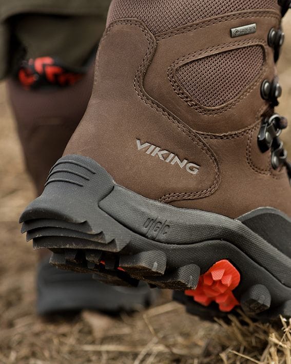 Viking Footwear Villrein High GTX M Dark Brown/Red Viking Footwear