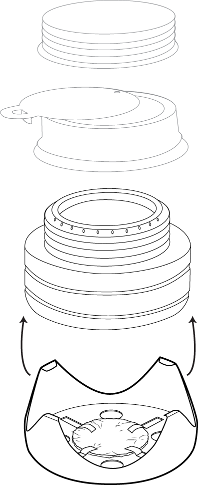 Trangia Pre Heater FV21 Brass Trangia