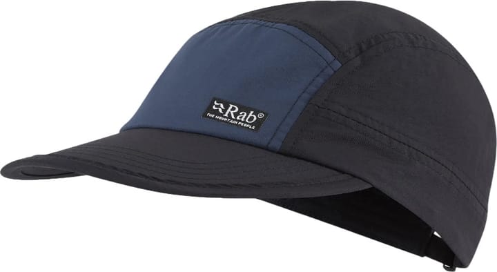 Rab Vista 5 Panel Cap Ebony/tempest Blue Rab