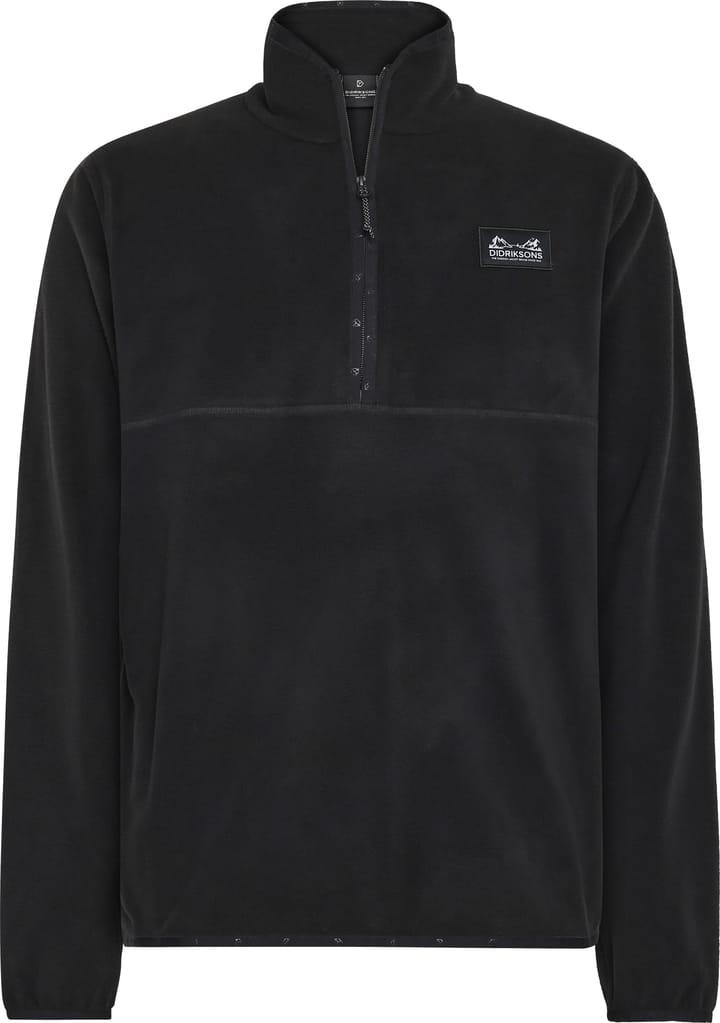 Didriksons Men's Vito Half Zip Black Didriksons Didriksons Men's Vito Half Zip Black Didriksons
