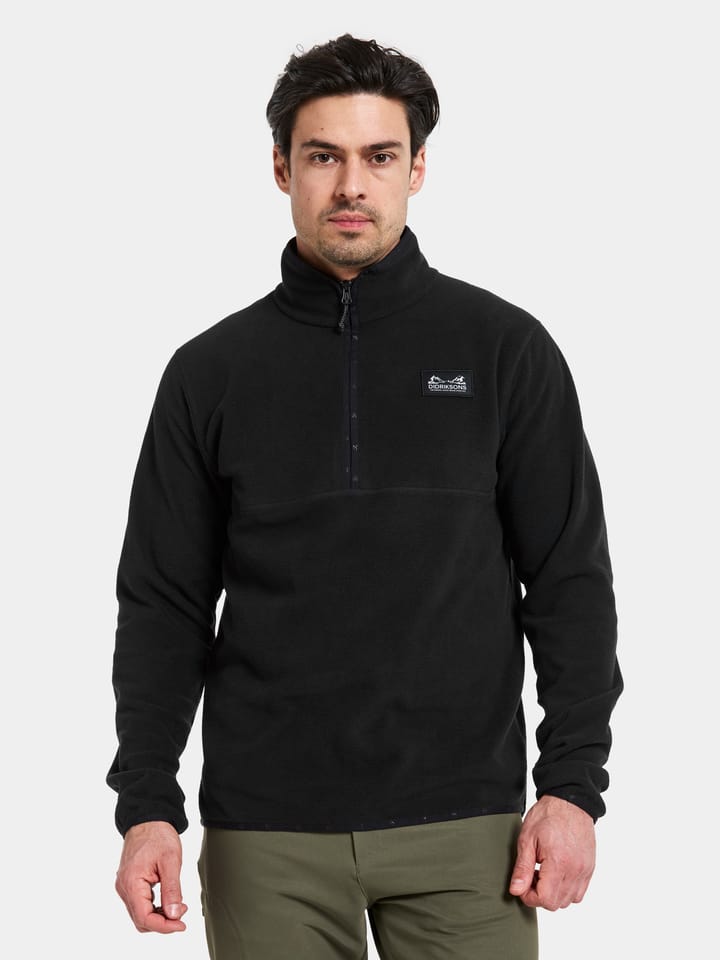 Didriksons Men's Vito Half Zip Black Didriksons Didriksons Men's Vito Half Zip Black Didriksons