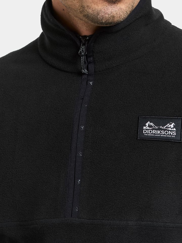 Didriksons Men's Vito Half Zip Black Didriksons