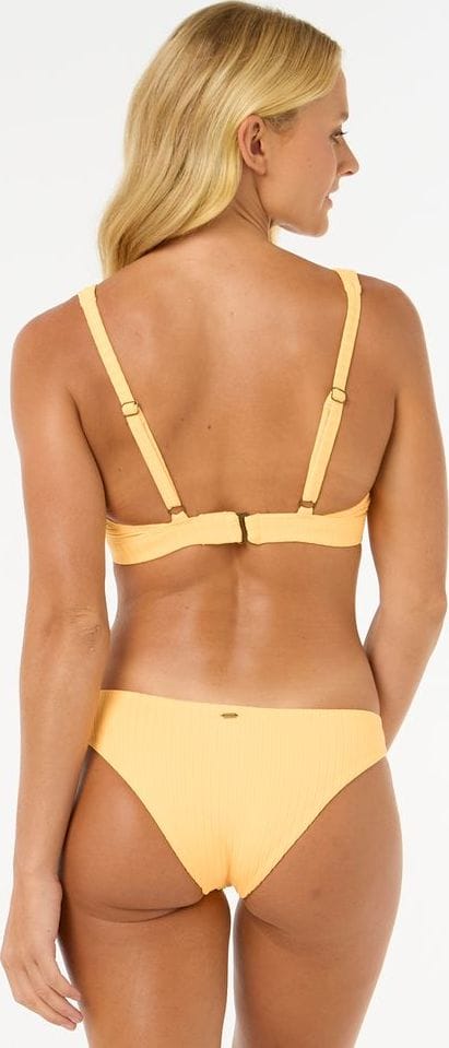 Rip Curl Women's Premium Surf D Cup Deep V Bikini Top Mango Rip Curl