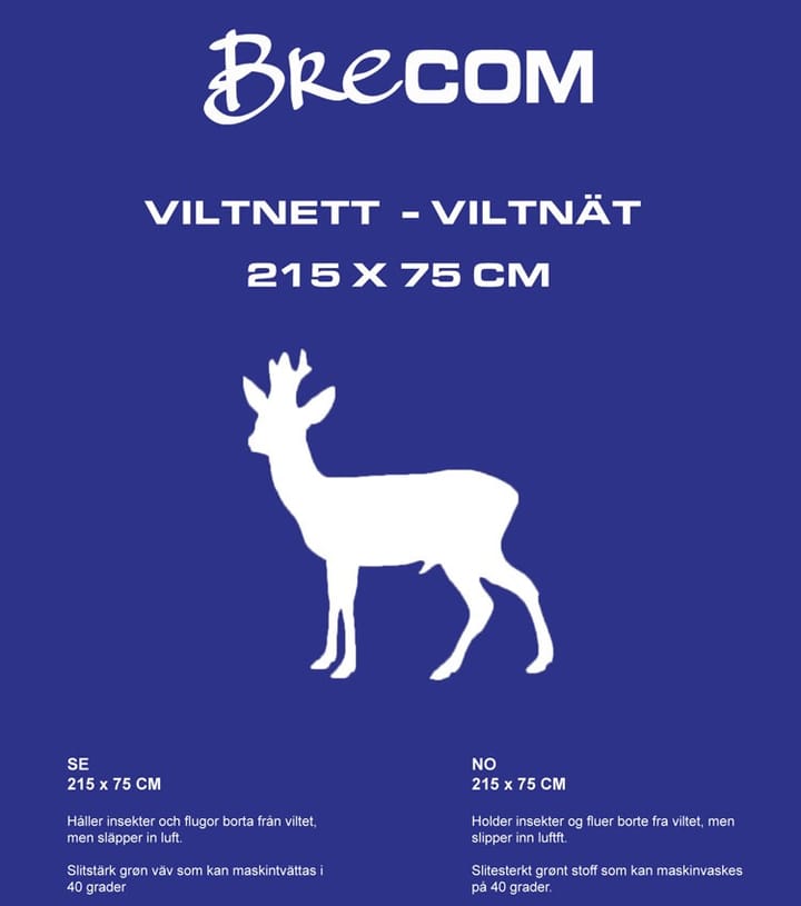 Brecom Viltnett RÅDYR 215X75 cm BreCom