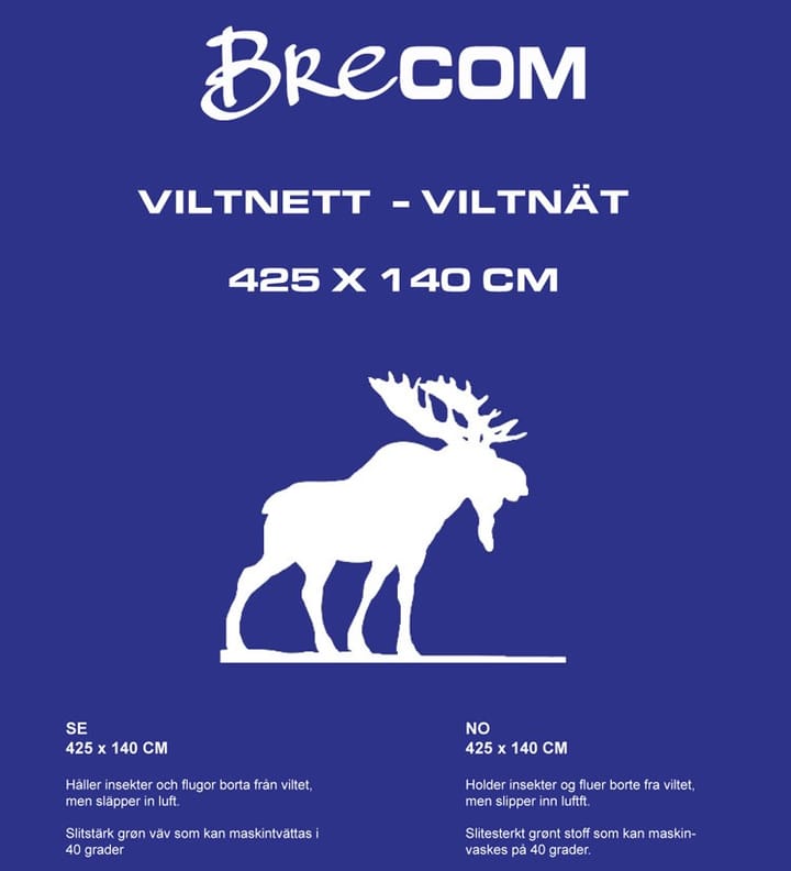 Brecom Viltnett Elg 140x425 Cm BreCom