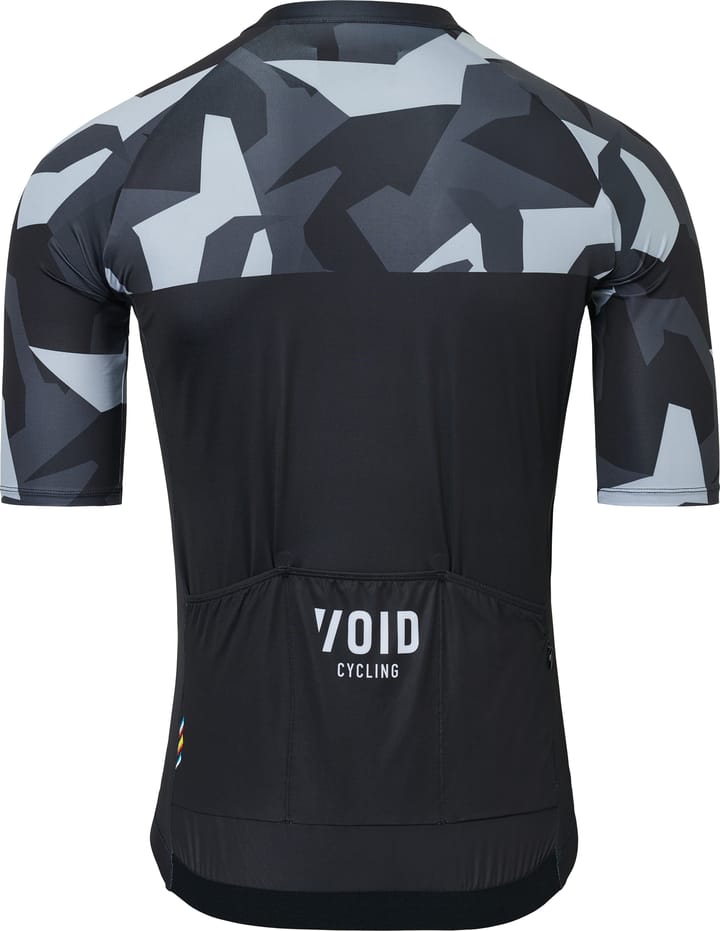 Men's Abstract SS Jersey Camo Black Void